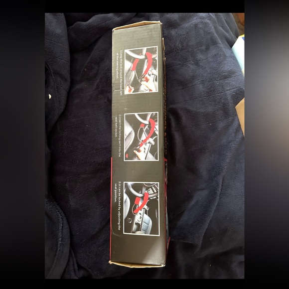 Universal Fit Steering Wheel Lock&SeatBelt AntiTheft Lock w Keys🔐4Car🚗Security - Picture 4 of 8